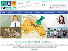 Tablet Screenshot of edventureconsulting.com